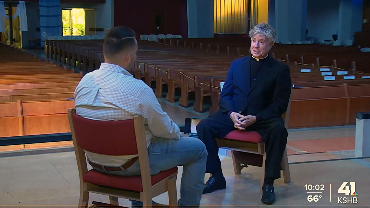 Father Don provides his thoughts towards our new Pope in the May 8, 2025 Kansas City 41 News feature story.