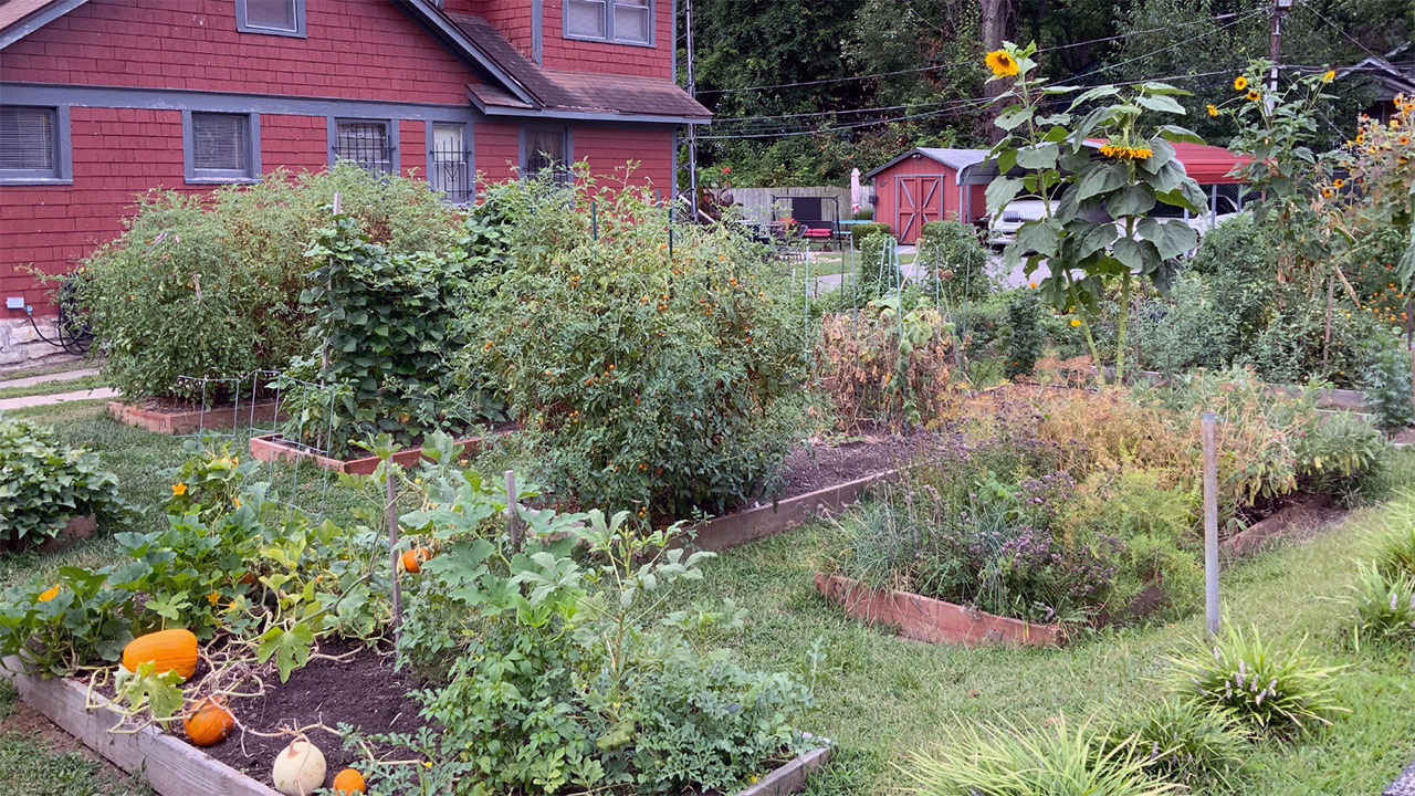 The St. Therese Little Flower Parish Garden.